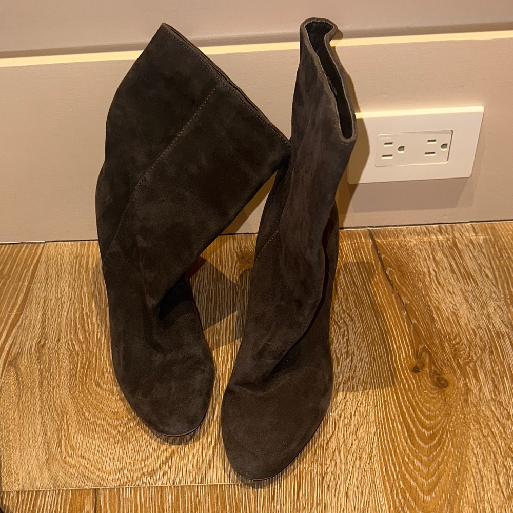 Suede Booties - image 5